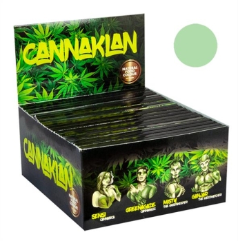 SNAIL Coloured King Size Slim Papers & Tips "CannaKlan green" Papier